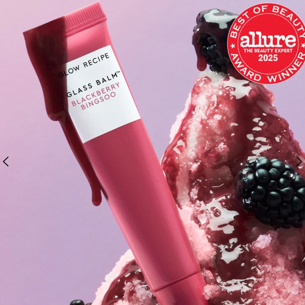 Glow recipe glass balm lip treatment (blackberry bingsoo)